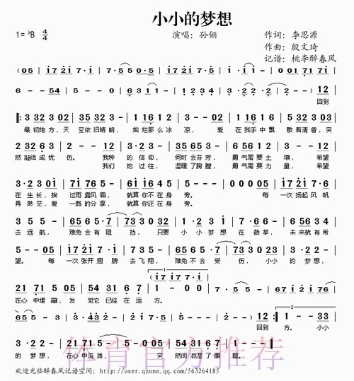 小小的梦想